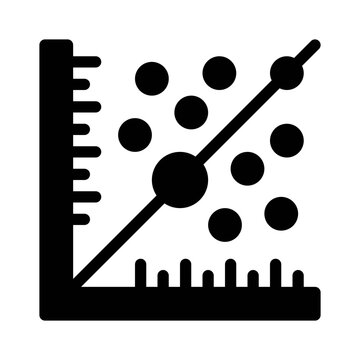 Scatter Plot glyph icon
