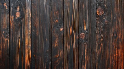 Dark Hardwood Flooring with Rich Wood Grain