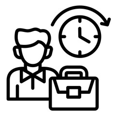 Part-Time Jobs Icon