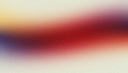Fototapeta premium Grainy gradient background, red blue magenta noise texture, glowing, vibrant, light colors, banner header cover poster backdrop design