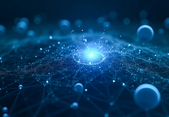 padlock in virtual reality, a concept of data protection on the network