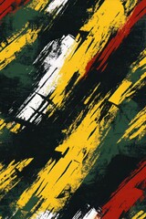  painting jarsey  lines with yellow lines on it