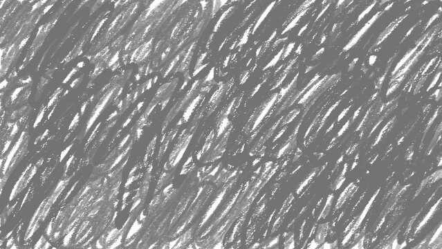 Artistic Scribble Painting texture: Dynamic oil crayon, chalk, on a transparent background- style 3