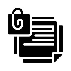 Document glyph icon