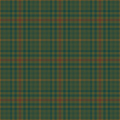 Harvest Time Autumn Plaid Check Seamless Pattern - Cute plaid check repeating pattern design