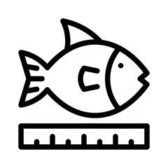 Fish Scales line icon
