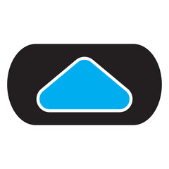 euro hook icon vector. flat style euro hook vector illustration on white background.