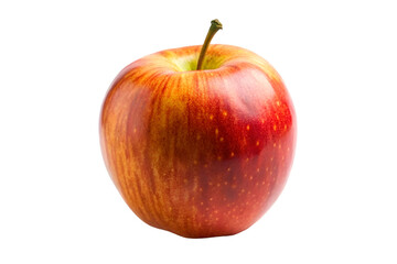 red apple isolated on transparent background