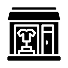Clothing Store glyph icon