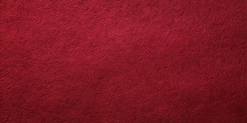 Fototapeta premium Texture of dark red velvet matte background macro Suede ruby fabric with pattern Seamless wine textile Close-Up