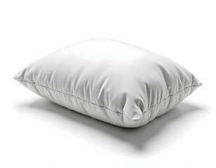 white pillow isolated on white