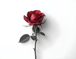 single red rose