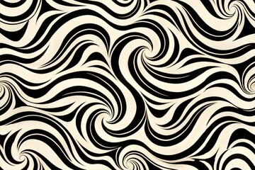 Fototapeta premium Abstract Seamless Pattern with Bold Geometric Shapes
