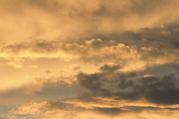 sunset in the cloud , Nature composition.