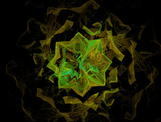 Imaginatory fractal abstract background Image