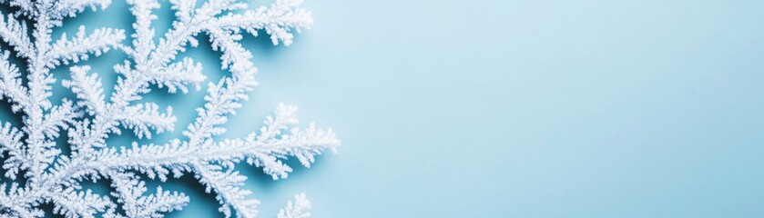 Close-up of frost on a window, intricate ice patterns, chilly winter morning.