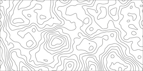 Obraz premium Abstract pattern with lines. Background of the topographic map. White background with topographic wavy pattern design. Vector contour topographic map.