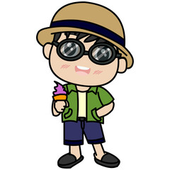 funny cartoon scientist