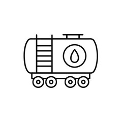 Obraz premium Oil icon symbol vector image Illustration 