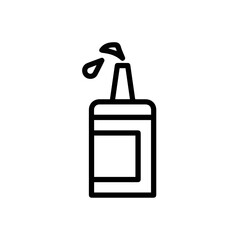 Oil icon symbol vector image Illustration
