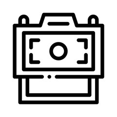Camera line icon