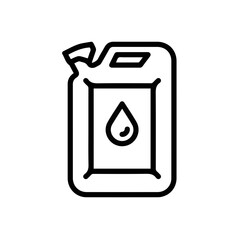 Fototapeta premium Oil icon symbol vector image Illustration 