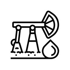 Oil icon symbol vector image Illustration
