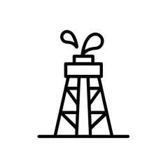 Oil icon symbol vector image Illustration
