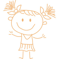 Children Draw Doodle