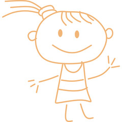 Children Draw Doodle