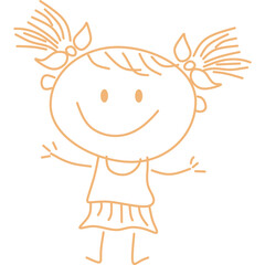 Children Draw Doodle