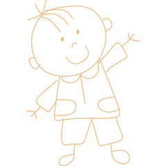 Children Draw Doodle