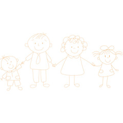 Children Draw Doodle