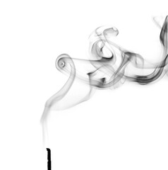 Incense sticks, Incense smoke on white background, Aroma, Incense smoke for prayer and meditation, Prayer, Incense for relaxation and yoga