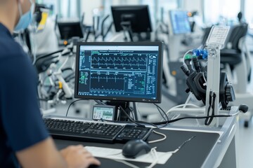 Cutting-Edge Sports Science Lab with Advanced Technology for Monitoring Athletic Performance