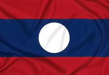 a laos waving flag