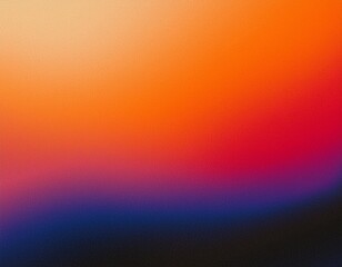 Obraz premium Vibrant sunset gradient, evoking warmth and serenity