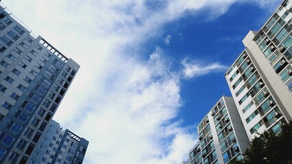 Building and sky