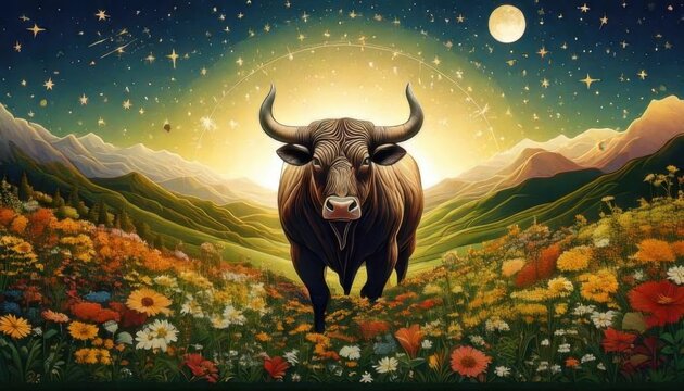 taurus zodiac horoscope representation
