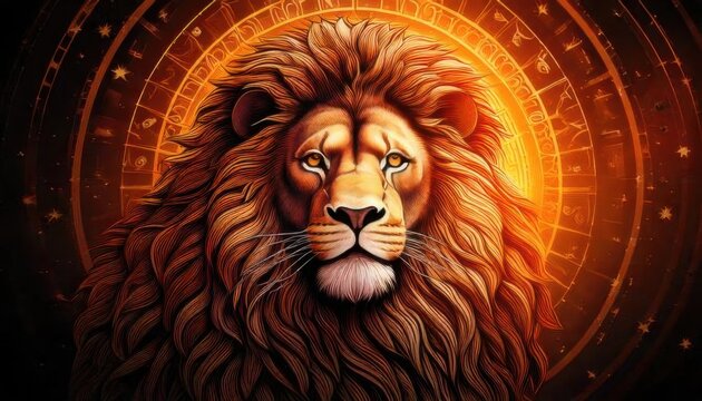 leo zodiac sign representation