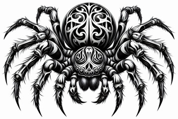 TRIBAL TATOO トライバル タトゥ 刺青 蜘蛛