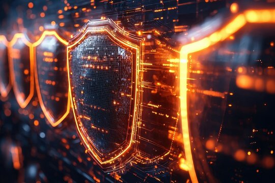 Visualizing hedging strategies as protective shields in finance