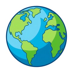 Fototapeta premium earth globe illustration