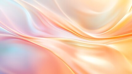 Luminous waves of psychic energy in soft glowing tones swirling gently
