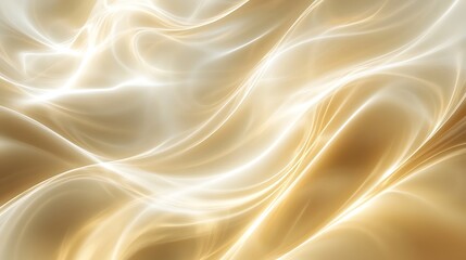 Obraz premium Luminous waves of psychic energy in soft glowing tones swirling gently