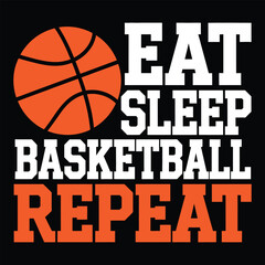 Basketball illustration typography. Basketball typography vector t-shirt design, Sports t-shirt design, Basketball t-shirt design for print