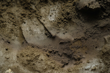 Closeup of Rough Brown Sand Texture