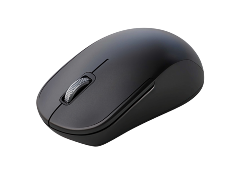Modern Wireless Mouseon transparent Background