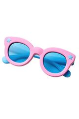 Fototapeta premium Playful Star-Shaped Sunglasses in Pink and Blue
