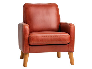 Fototapeta premium Stylish Red Armchair for Modern Interiors